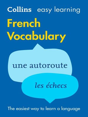 cover image of Easy Learning French Vocabulary